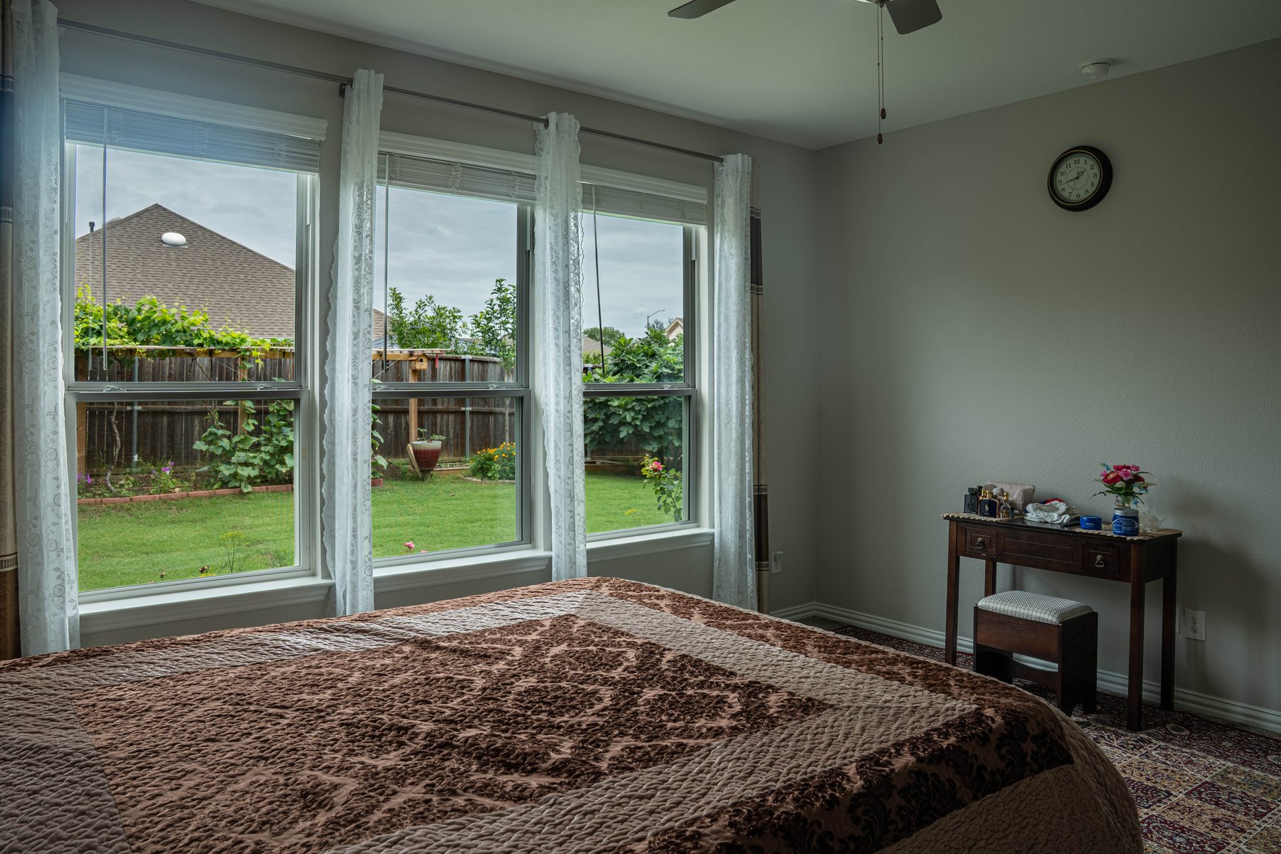Bedroom garden view
